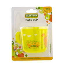 Дитяча чашка з ручкою "прозора" 6007CH(Lime) 200 мл BABY TEAM