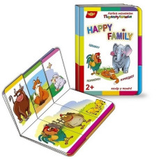 Дитяча розвиваюча книжечка "Переплутаниця Happy Family" 595043 серія Логіка малюкам Мастер
