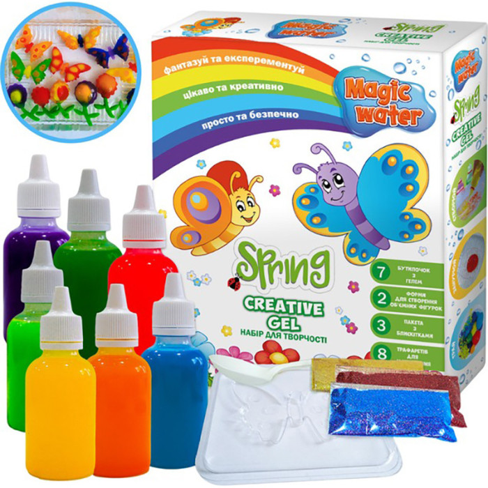 Набір для творчості "Magic water Creative gel SPRING" MV6031-04 Macik