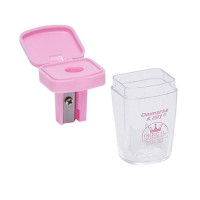 Точилка для олівців DAIMARSE DMS-082(Pink) з контейнером  Bambi