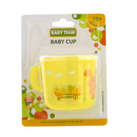 Дитяча чашка з ручкою "прозора" 6007CH(Yellow) 200 мл BABY TEAM