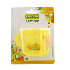 Дитяча чашка з ручкою "прозора" 6007CH(Yellow) 200 мл BABY TEAM