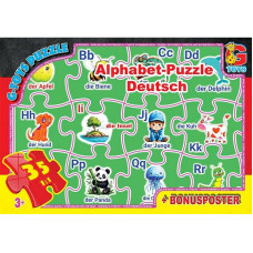 Дитячий пазл "Німецька Абетка" ABC03 постер 35 елементів G-Toys