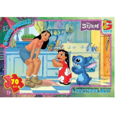 Дитячий пазл "Stitch" SC606 постер 70 елементів G-Toys