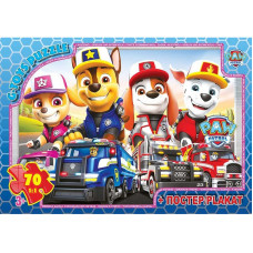 Дитячий пазл "Paw Patrol" PW08912 постер 70 елементів G-Toys