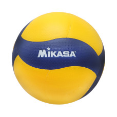 М'яч волейбольний тренувальний V300W Mikasa NE-V-300W № 5 синьо-жовтий Newt