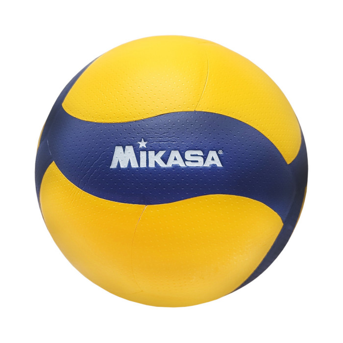 М'яч волейбольний тренувальний V300W Mikasa NE-V-300W № 5 синьо-жовтий Newt