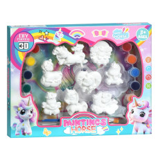 Набір для творчості Конячки MK 5723(Horse) фарби, пензлики Bambi