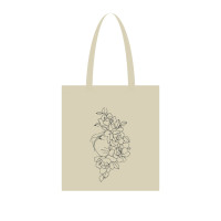Екосумка для покупок "Півонії"Сумка-шоппер 190CCT-2, 38 x 42 см (190г/м2) Bambi