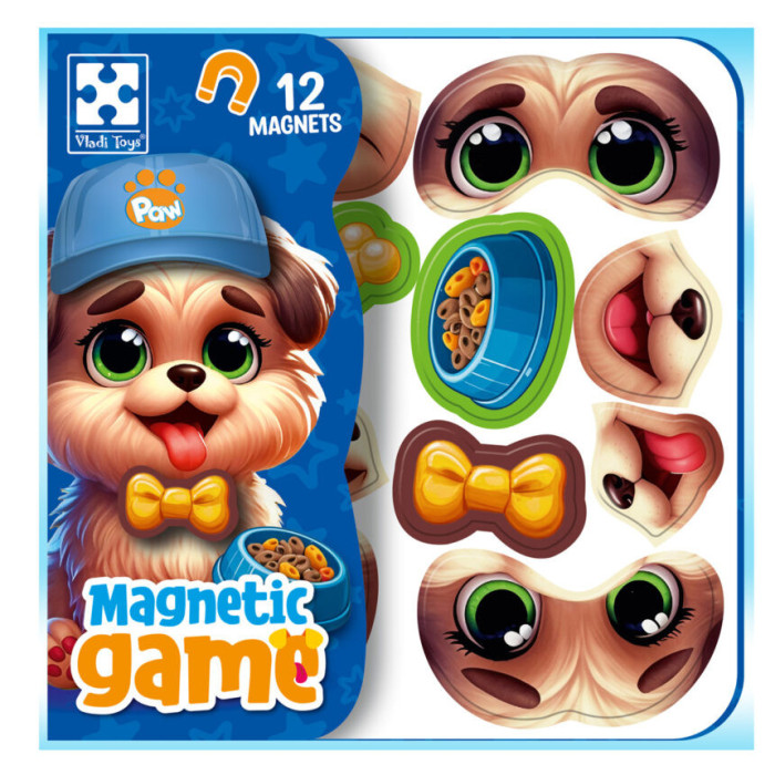 Гра розвиваюча "Емоції Песика" VT3220-04, 12 магнітів Vladi Toys