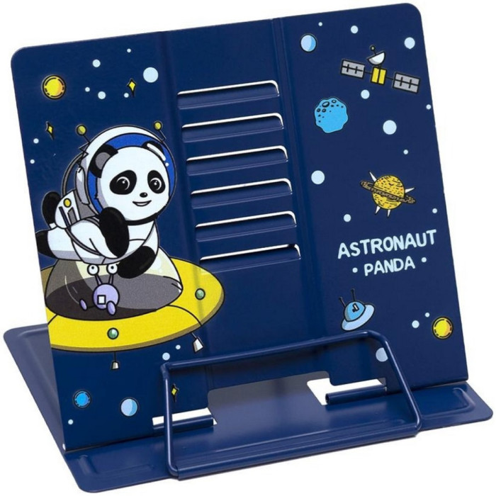 Підставка для книг "Astronaut Panda" LTS-8182(Blue) металева Bambi
