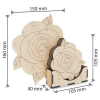 Дитячий набір для творчості "Roses" FDCKW-047 Fabrika Decoru