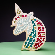Дитячий набір для творчості кришталева мозаїка "Єдиноріг" MA2002 Mosaaro