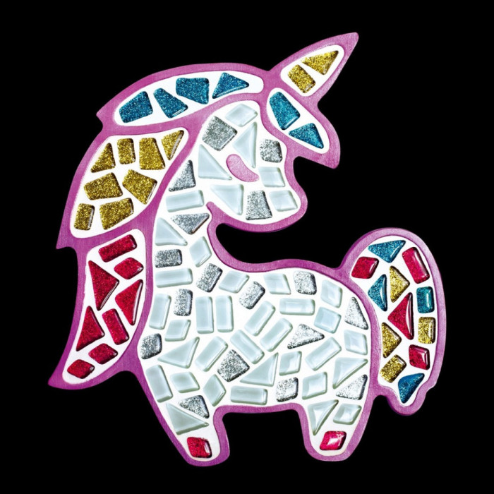 Дитячий набір для творчості кришталева мозаїка "Єдиноріг"МА7004 Mosaaro