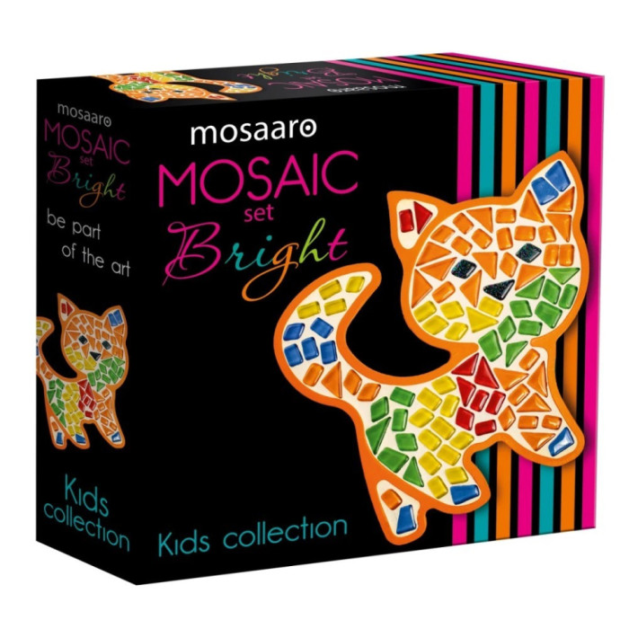 Дитячий набір для творчості кришталева мозаїка "Котик"МА7006 Mosaaro