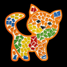 Дитячий набір для творчості кришталева мозаїка "Котик"МА7006 Mosaaro