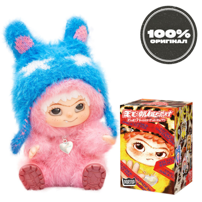 Колекційна м'яка іграшка з кільцем Весела вечірка Pop Top Letsvan 17WK-0601 серії "Wakuku" Pop Top