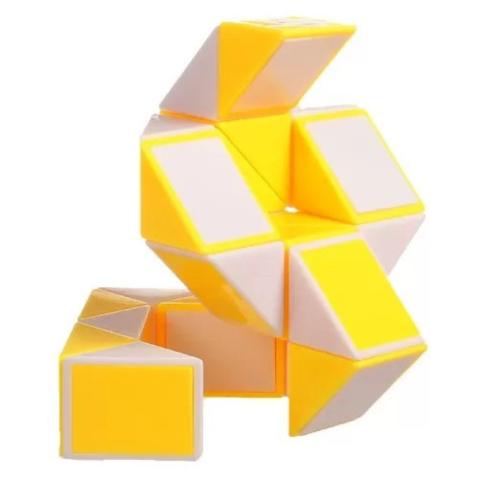 Змійка Рубика біло-жовта Smart Cube SCT405 в коробці Smart Cube