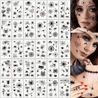 Набір дитячих тимчасових тату "Halloween black" tatto-halloween-black-set-30 Fresh Tattoo