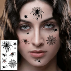 Набір дитячих тимчасових тату "Halloween black" tatto-halloween-black-set-30 Fresh Tattoo
