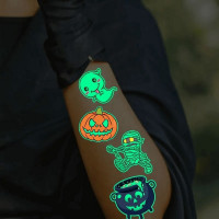 Набір дитячих тимчасових тату "Halloween glow" kids-tatto-halloween-glow-set-1 Fresh Tattoo