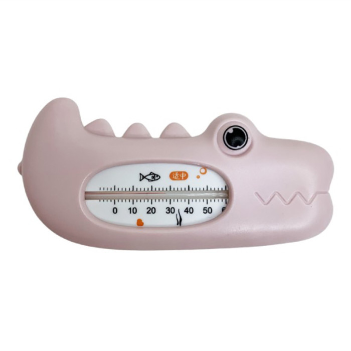 Іграшка-термометр для ванни "Крокодил" MGZ-1107(Pink) Mega Zayka