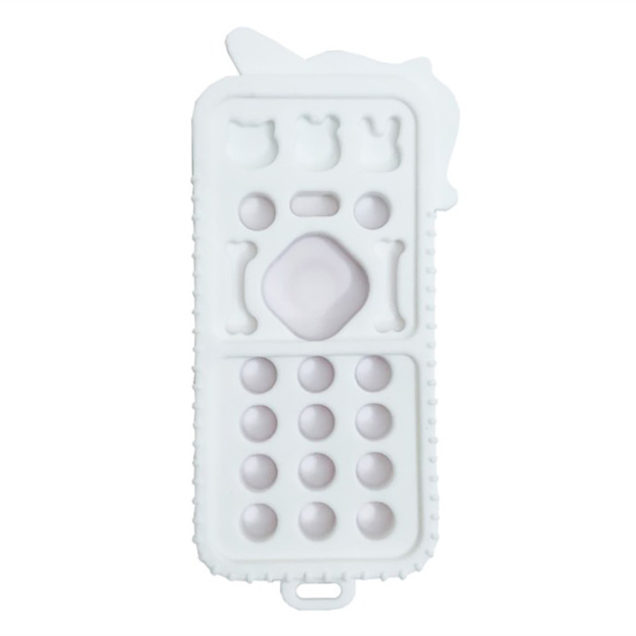 Силіконовий прорізувач пульт "Єдиноріг" MGZ-0425(White) Megazayka