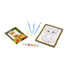 Дитячий набір для розпису по дереву "Лисичка" Puz-22959 формат А4 PuzzleOK