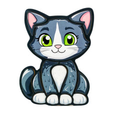 Дитячий пазл-вкладиш "Котик" Puz-22958, 13 елементів PuzzleOK