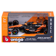 Автомодель MCLAREN F1 MCL38 (2024) Bburago 18-38214 масштаб 1:43 Bburago