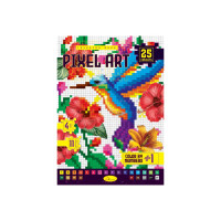 Дитяча книжка для малювання "PIXEL ART №1"РМ-85-1 Апельсин