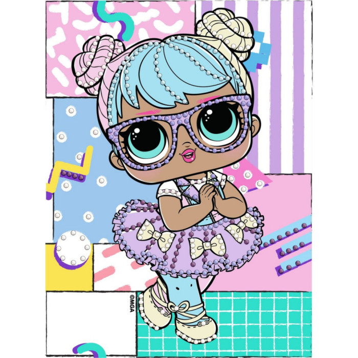 Алмазна мозаїка "L.O.L. Surprise! Bon Bon" AML1193, 15x20 см Идейка