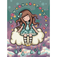 Картина за номерами "April's Showers Santoro Gorjuss Collection" KHO8672, 30х40 см  Идейка
