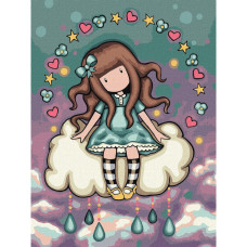 Картина за номерами "April's Showers Santoro Gorjuss Collection" KHO8672, 30х40 см  Идейка