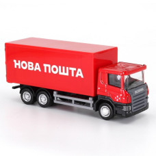 Автомодель дитяча Scania "Нова Пошта" TechnoDrive 250414U, масштаб 1:64 TechnoDrive