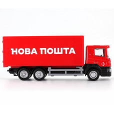 Автомодель дитяча Scania "Нова Пошта" TechnoDrive 250414U, масштаб 1:64 TechnoDrive