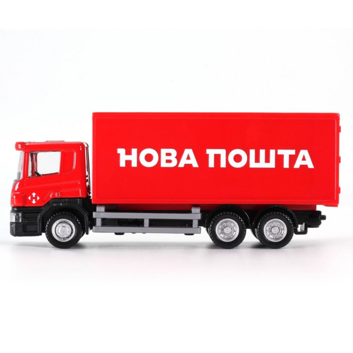 Автомодель дитяча Scania "Нова Пошта" TechnoDrive 250414U, масштаб 1:64 TechnoDrive