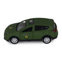 Автомодель серії "Шеврони Героїв" Toyota RAV4 "Сухопутні війська ЗСУ" TechnoDrive KM6198M2 TechnoDrive