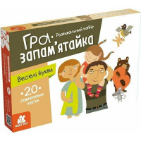 Дитячі розвивальні картки "Веселі букви" 1664002, 20 карток Ranok Creative