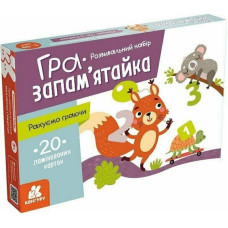 Дитячі розвивальні картки "Рахуємо граючи" 1664003, 20 карток Ranok Creative