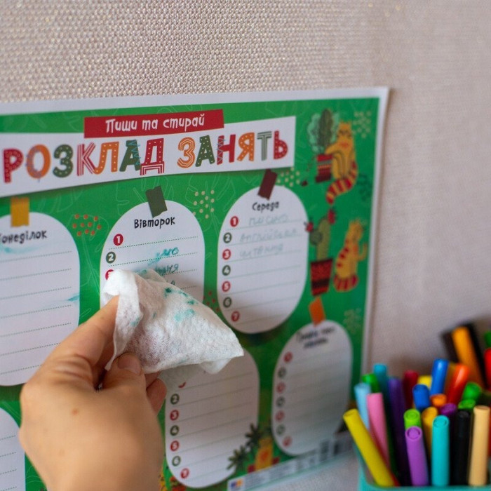 Дитячий розклад уроків "Котики" 10104271 А4 Ranok Creative
