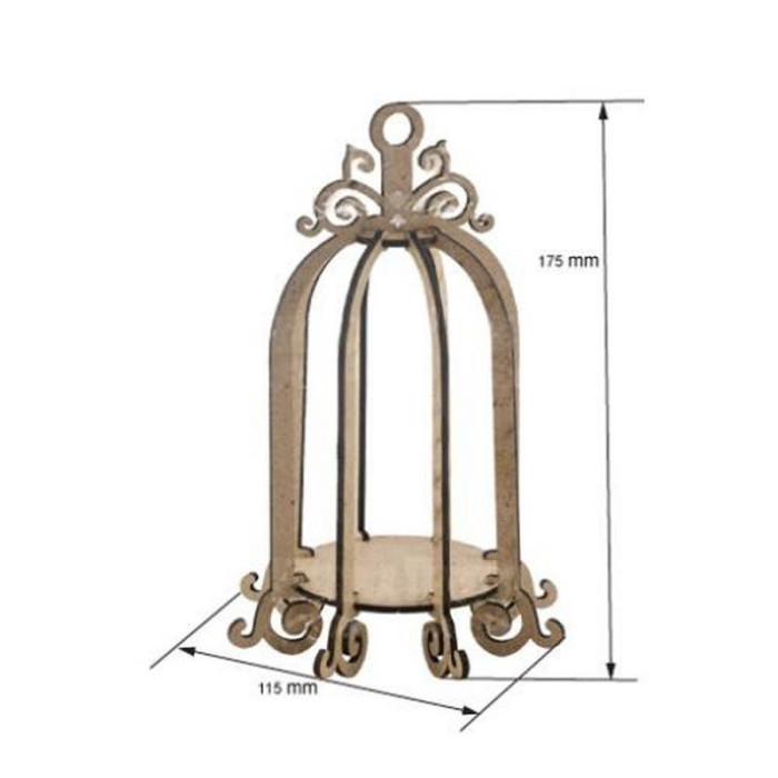 Заготовка для декорування "Клітка Ажур-S" FDPO-050 Fabrika Decoru