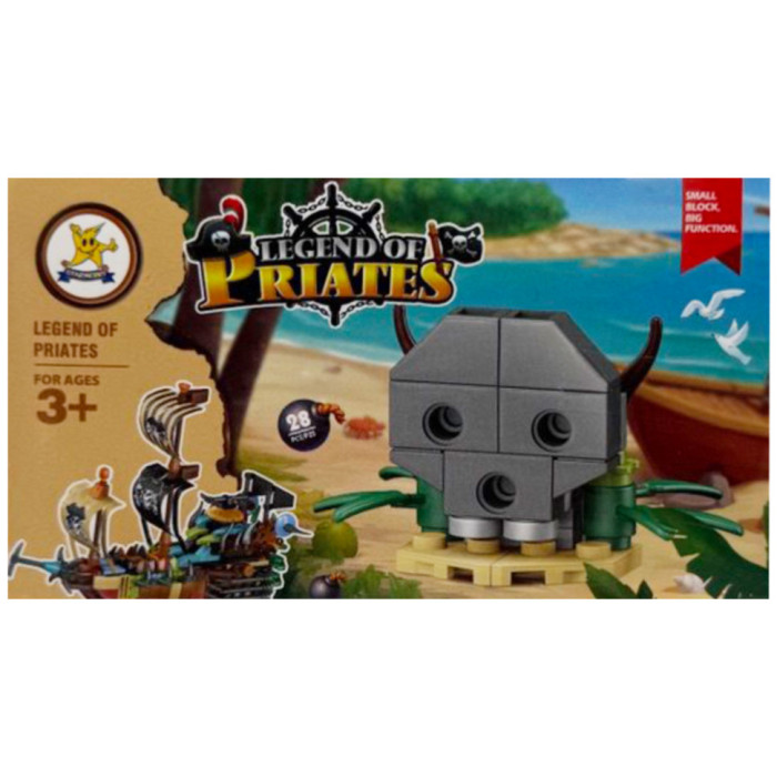 Конструктор дитячий "Legend of Priates" SM194B-4, 28 деталей Bambi