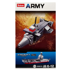 Дитячий конструктор "Aircraft carrier" M38-B0661-7, 45 деталей Bambi