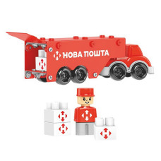 Дитячий металевий конструктор "Нова Пошта" 1416TXK, 135 деталей Технок