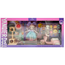 Дитяча іграшкова лялька "YQE-Girl" Bambi 3688-183A, з аксесуарами  Bambi