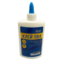 Клей канцелярський ПВА 358010 ковпачок-дозатор 250 грам Leader