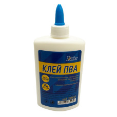 Клей канцелярський ПВА 358010 ковпачок-дозатор 250 грам Leader
