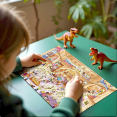 Дитячий віммельпазл "Музей Природи" 300639, 150 елементів DoDo Toys