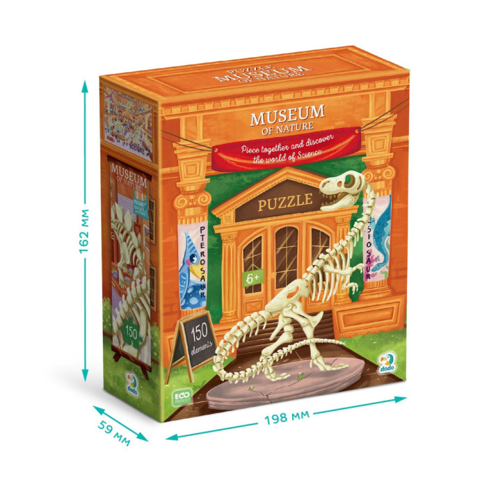 Дитячий віммельпазл "Музей Природи" 300639, 150 елементів DoDo Toys